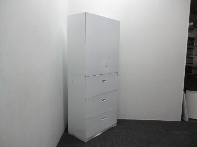 Kokuyo Cabinet Set Double Swing doors and 3 drawers