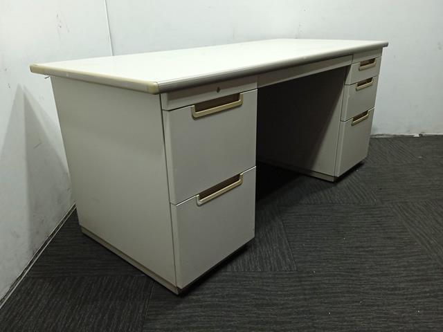 Okamura Desk with Drawers on each side