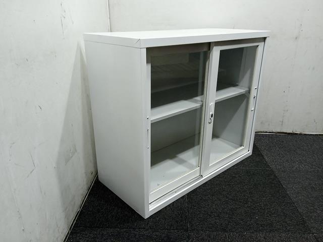 - Glass Sliding Door Cabinet
